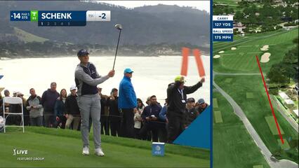Adam Schenk | 2024 AT&T Pebble Beach | Round 3 | 14th hole | Shot 1