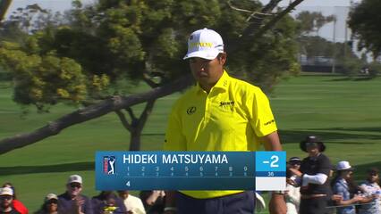 Hideki Matsuyama | Round 4 | 1st hole | Shot 4 | 2025 Genesis