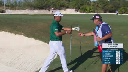 Hideki Matsuyama | Round 2 | 15th hole | Shot 4 | 2025 Hero World Challenge