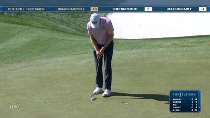 Brian Campbell | Round 1 | 10th hole | Shot 4 | 2025 THE PLAYERS