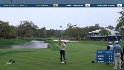 Sam Burns | Round 1 | 13th hole | Shot 1 | 2026 THE PLAYERS