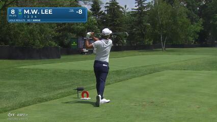 Min Woo Lee | Round 2 | 8th hole | Shot 1 | 2025 Rocket Classic