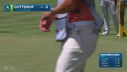 Chris Gotterup | Round 1 | 4th hole | Shot 4 | 2026 John Deere