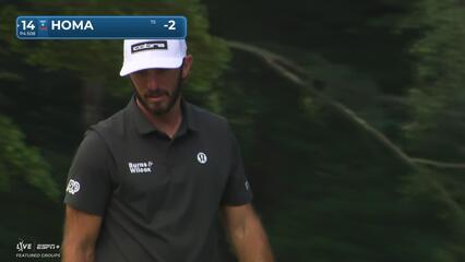 Max Homa | Round 1 | 14th hole | Shot 4 | 2025 Wyndham