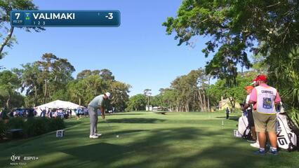 Sami Valimaki | Round 1 | 7th hole | Shot 1 | 2025 RBC Heritage