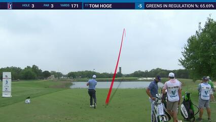 Tom Hoge | Round 2 | 3rd hole | Shot 1 | 2025 Valero