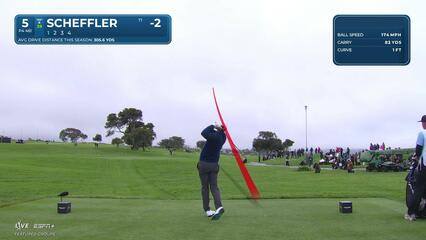 Scottie Scheffler | Round 1 | 5th hole | Shot 1 | 2025 Genesis