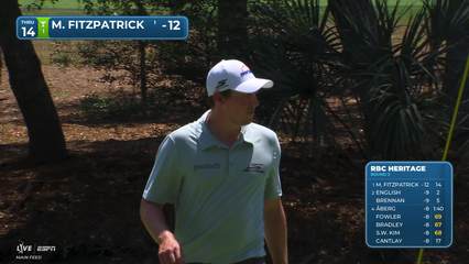 Matt Fitzpatrick | Round 2 | 14th hole | Shot 2 | 2026 RBC Heritage