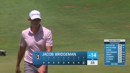 Jacob Bridgeman | Round 4 | 9th hole | Shot 2 | 2025 Rocket Classic