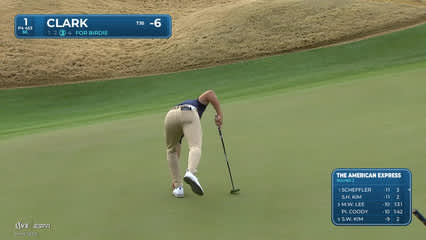 Wyndham Clark | Round 2 | 1st hole | Shot 3 | 2026 The American Express