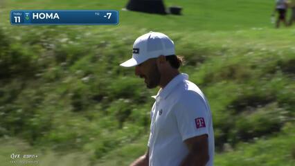 Max Homa | Round 2 | 11th hole | Shot 2 | 2025 The Sentry