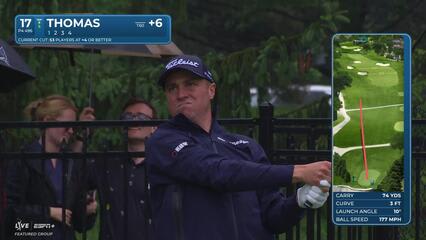 Justin Thomas | Round 2 | 17th hole | Shot 1 | 2025 the Memorial