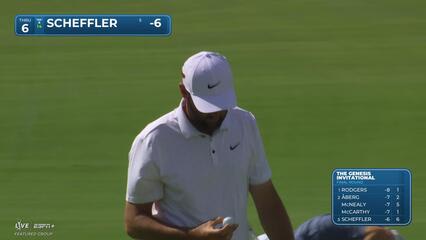 Scottie Scheffler | Round 4 | 6th hole | Shot 4 | 2025 Genesis