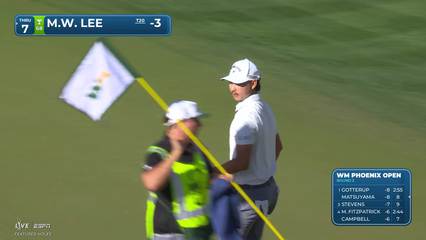 Min Woo Lee | Round 2 | 16th hole | Shot 3 | 2026 WM Phoenix Open