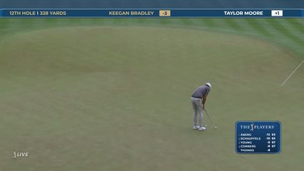 Keegan Bradley | Round 3 | 12th hole | Shot 3 | 2026 THE PLAYERS
