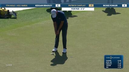 Patrick Cantlay | Round 1 | 7th hole | Shot 4 | 2025 THE PLAYERS