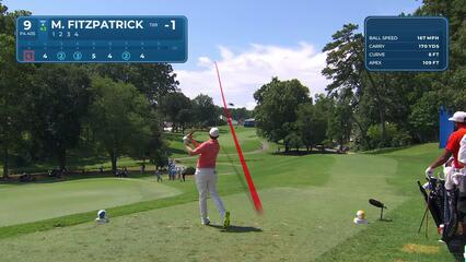 Matt Fitzpatrick | Round 1 | 9th hole | Shot 1 | 2025 Wyndham