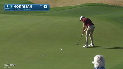 Vincent Norrman | Round 4 | 1st hole | Shot 4 | 2025 The American Express