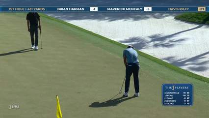 Davis Riley | Round 2 | 1st hole | Shot 4 | 2026 THE PLAYERS