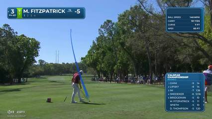 Matt Fitzpatrick | Round 2 | 3rd hole | Shot 1 | 2026 Valspar