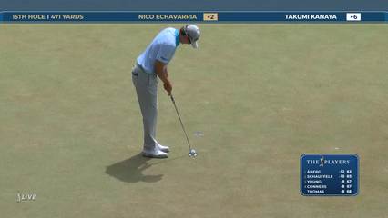 Nico Echavarria | Round 3 | 15th hole | Shot 4 | 2026 THE PLAYERS