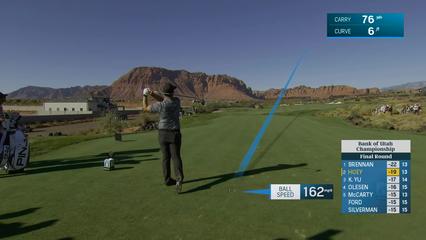Rico Hoey | Round 4 | 14th hole | Shot 1 | 2025 Bank of Utah