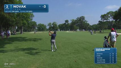 Andrew Novak | Round 1 | 2nd hole | Shot 2 | 2025 Charles Schwab