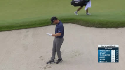 Max Greyserman | Round 1 | 18th hole | Shot 3 | 2025 Baycurrent