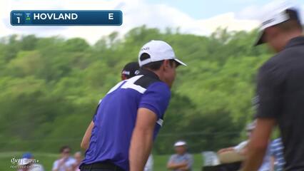 Viktor Hovland | Round 1 | 1st hole | Shot 4 | 2025 Truist Championship