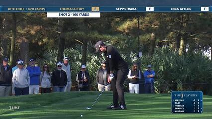 Thomas Detry | Round 1 | 10th hole | Shot 2 | 2025 THE PLAYERS