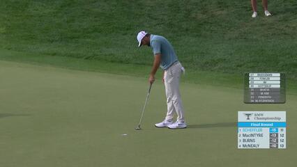 Scottie Scheffler | Round 4 | 12th hole | Shot 5 | 2025 BMW Championship