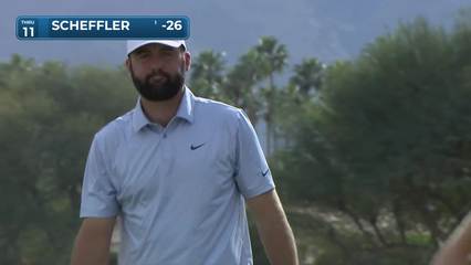 Scottie Scheffler | Round 4 | 11th hole | Shot 4 | 2026 The American Express