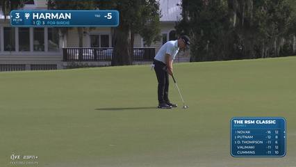 Brian Harman | Round 2 | 3rd hole | Shot 3 | 2025 The RSM Classic