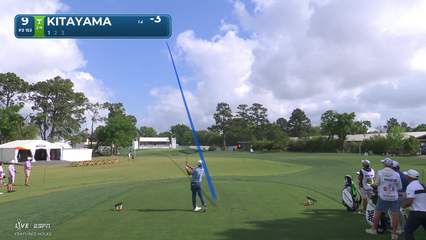 Kurt Kitayama | Round 1 | 9th hole | Shot 1 | -1 Houston Open