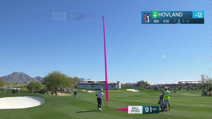 Viktor Hovland | Round 4 | 6th hole | Shot 2 | 2026 WM Phoenix Open