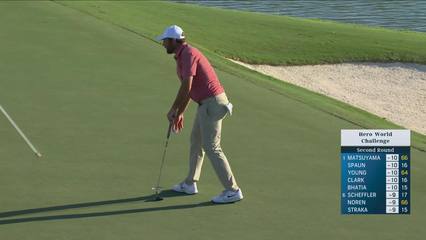 Scottie Scheffler | Round 2 | 17th hole | Shot 3 | 2025 Hero World Challenge
