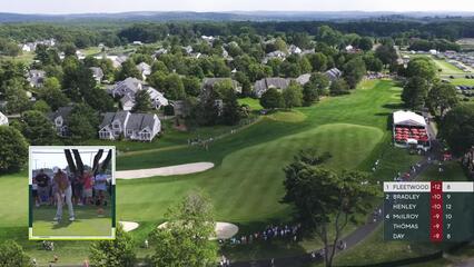 Tommy Fleetwood | Round 3 | 9th hole | Shot 1 | 2025 Travelers