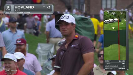 Viktor Hovland | Round 3 | 9th hole | Shot 1 | 2025 TOUR Championship