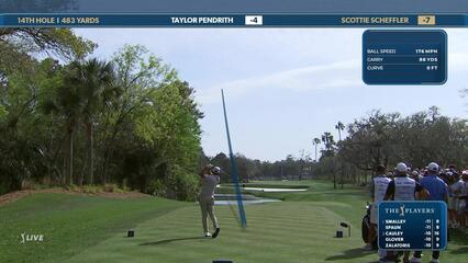 Scottie Scheffler | Round 3 | 14th hole | Shot 1 | 2025 THE PLAYERS