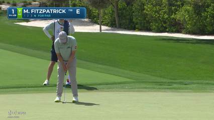 Matt Fitzpatrick | Round 3 | 1st hole | Shot 4 | 2026 Arnold Palmer