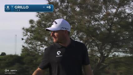 Emiliano Grillo | Round 1 | 8th hole | Shot 1 | 2025 Farmers