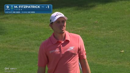 Matt Fitzpatrick | Round 1 | 9th hole | Shot 2 | 2025 Wyndham