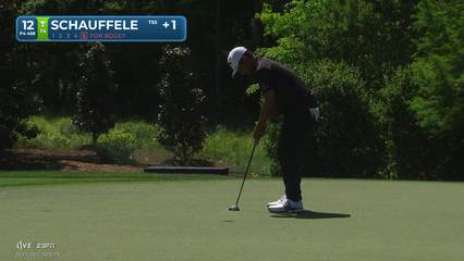 Xander Schauffele | Round 4 | 12th hole | Shot 5 | 2026 Truist Championship