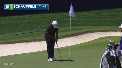 Xander Schauffele | Round 4 | 15th hole | Shot 4 | 2026 Truist Championship