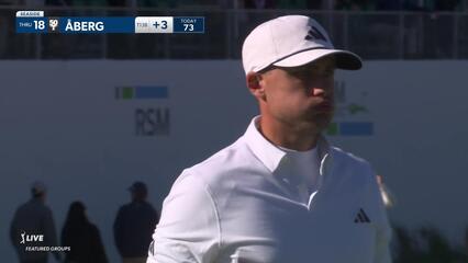 Ludvig Åberg | Round 1 | 18th hole | Shot 4 | 2024 The RSM Classic