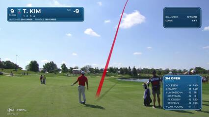 Tom Kim | Round 3 | 9th hole | Shot 2 | 2025 3M Open