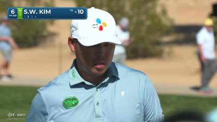 Si Woo Kim | Round 3 | 6th hole | Shot 2 | 2026 WM Phoenix Open