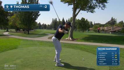 Justin Thomas | Round 2 | 9th hole | Shot 1 | 2025 Procore