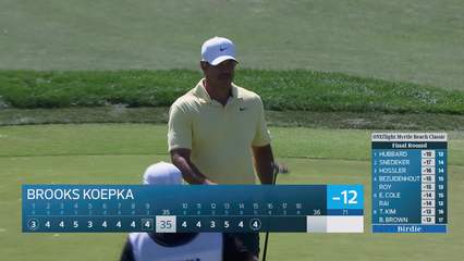 Brooks Koepka | Round 4 | 15th hole | Shot 4 | 2026 ONEflight Myrtle