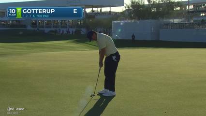 Chris Gotterup | Round 1 | 10th hole | Shot 4 | 2026 WM Phoenix Open